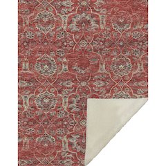 Premium Machine Washable ASB95 Red 50" x 70" Sherpa Throw Blanket