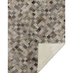 Premium Machine Washable ASB98 Gray 50" x 70" Sherpa Throw Blanket