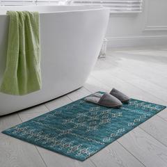 Yuma Blue Transitional Southwest 1'8" x 2'6" Accent Rug Blue AYU33