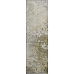 Luxury Washable Indoor/Outdoor Bresca Wheat 2'3" x 7'6" Runner Rug