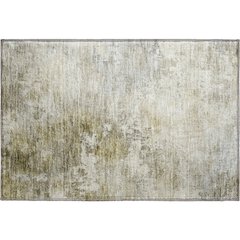 Luxury Washable Indoor/Outdoor Bresca Wheat 1'8" x 2'6" Rug