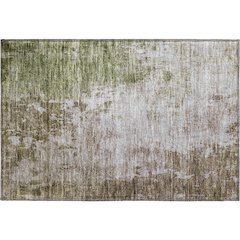 Luxury Washable Indoor/Outdoor Bresca Brown 1'8" x 2'6" Rug