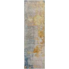 Luxury Washable Indoor/Outdoor Bresca Linen 2'3" x 7'6" Runner Rug
