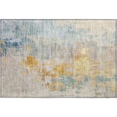 Luxury Washable Indoor/Outdoor Bresca Linen 1'8" x 2'6" Rug