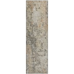 Luxury Washable Indoor/Outdoor Bresca Terracotta 2'3" x 7'6" Runner Rug