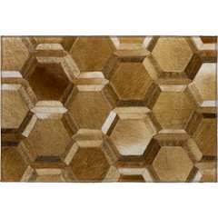 Luxury Washable Indoor/Outdoor Bozeman Brown 1'8" x 2'6" Rug