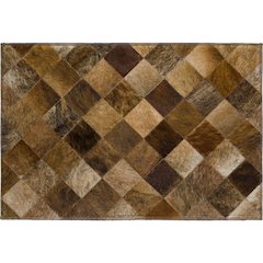 Luxury Washable Indoor/Outdoor Bozeman Brown 1'8" x 2'6" Rug