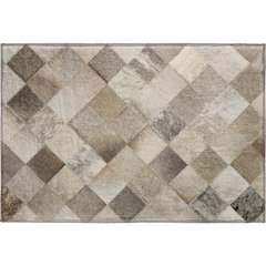 Luxury Washable Indoor/Outdoor Bozeman Gray 1'8" x 2'6" Rug