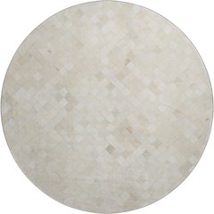 Luxury Washable Indoor/Outdoor Bozeman Linen 8' x 8' Round Rug