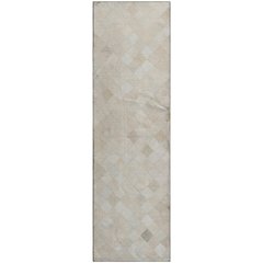 Luxury Washable Indoor/Outdoor Bozeman Linen 2'3" x 7'6" Runner Rug