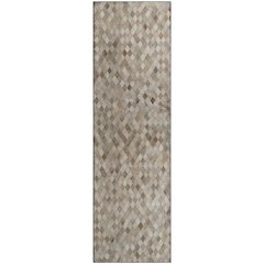 Luxury Washable Indoor/Outdoor Bozeman Gray 2'3" x 7'6" Runner Rug