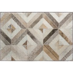 Luxury Washable Indoor/Outdoor Bozeman Gray 1'8" x 2'6" Rug