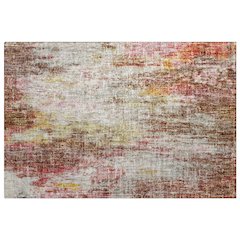 Luxury Washable Boca Blush 1'8" x 2'6" Rug