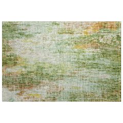 Luxury Washable Boca Sage 1'8" x 2'6" Rug