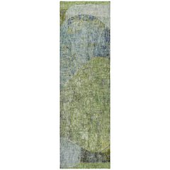 Luxury Washable Boca Aloe 2'3" x 7'6" Runner Rug
