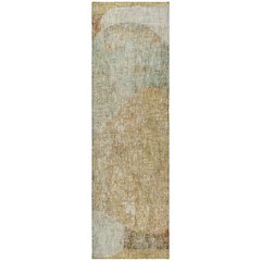 Luxury Washable Boca Taupe 2'3" x 7'6" Runner Rug