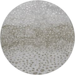 Luxury Washable Boca Taupe 8' x 8' Round Rug
