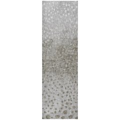 Luxury Washable Boca Taupe 2'3" x 7'6" Runner Rug