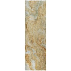 Luxury Washable Boca Copper 2'3" x 7'6" Runner Rug