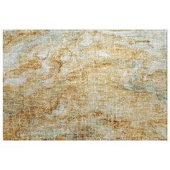 Luxury Washable Boca Copper 1'8" x 2'6" Rug