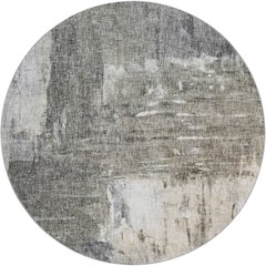 Luxury Washable Boca Gray 8' x 8' Round Rug