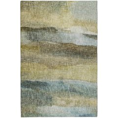 Luxury Washable Boca Khaki 2'6" x 3'10" Rug