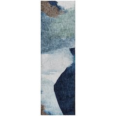 Luxury Washable Boca Denim 2'3" x 7'6" Runner Rug