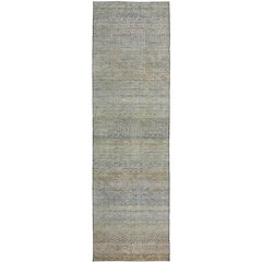 Luxury Washable Indoor/Outdoor Burano Seafoam 2'3" x 7'6" Runner Rug