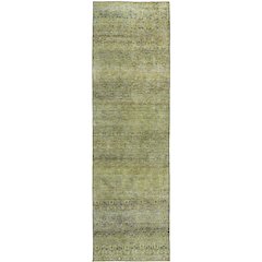 Luxury Washable Indoor/Outdoor Burano Aloe 2'3" x 7'6" Runner Rug