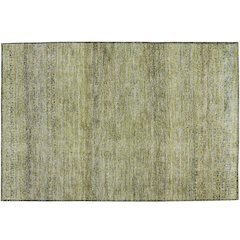 Luxury Washable Indoor/Outdoor Burano Aloe 1'8" x 2'6" Rug