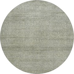 Luxury Washable Indoor/Outdoor Burano Sage 8' x 8' Round Rug
