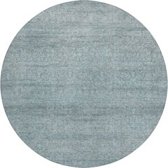 Luxury Washable Indoor/Outdoor Burano Seafoam 8' x 8' Round Rug