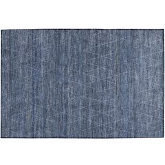 Luxury Washable Indoor/Outdoor Burano Navy 1'8" x 2'6" Rug