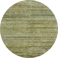 Luxury Washable Indoor/Outdoor Burano Olive 8' x 8' Round Rug