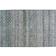 Luxury Washable Indoor/Outdoor Burano Blue 1'8" x 2'6" Rug