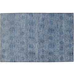 Luxury Washable Indoor/Outdoor Burano Blue 1'8" x 2'6" Rug