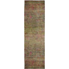 Luxury Washable Indoor/Outdoor Burano Cactus 2'3" x 7'6" Runner Rug