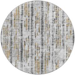 Winslow WL6 Grey 10' x 10' Round Rug