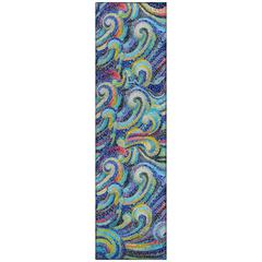 Indoor/Outdoor Surfside ASR44 Ocean Washable 2'3" x 7'6" Runner Rug