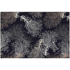 Indoor/Outdoor Surfside ASR33 Midnight Washable 1'8" x 2'6" Rug