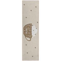 Indoor/Outdoor Cozy Winter ACW37 Brown Washable 2'3" x 7'6" Runner Rug