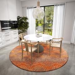 Bravado Canyon Transitional Chevron 8' x 8' Area Rug Canyon ABV39