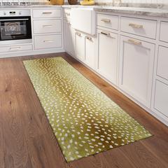 Safari Gilded Animal Animal Print 2'3" x 7'6" Runner Rug Gilded ASF33