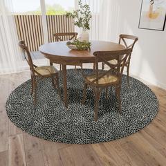 Safari Shadow Animal Animal Print 8' x 8' Area Rug Shadow ASF32