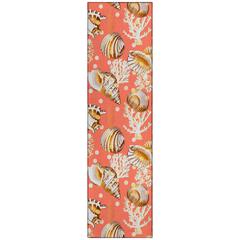 Indoor/Outdoor Surfside ASR36 Peach Washable 2'3" x 7'6" Runner Rug
