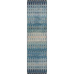 Brisbane BR1 Indigo 2'3" x 7'6" Runner Rug