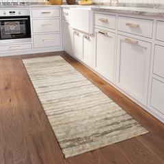 Bravado Baja Contemporary Stripe 2'3" x 7'6" Runner Rug Baja ABV34