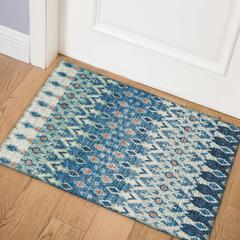 Bravado Seaglass Transitional Ikat 1'8" x 2'6" Accent Rug Seaglass ABV31