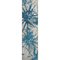 Brisbane BR6 Cobalt 2'3" x 7'6" Runner Rug