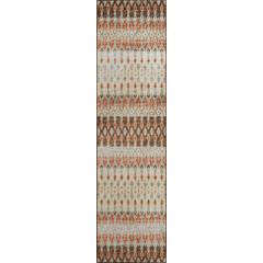 Brisbane BR1 Mocha 2'3" x 7'6" Runner Rug